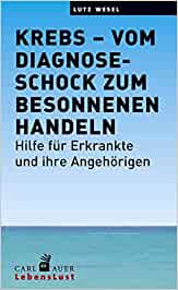 Lutz Wesel „Krebs – Vom Diagnoseschock zum besonnenen Handeln. Hilfe für Erkrankte und ihre Angehörigen“, Cover, Buch