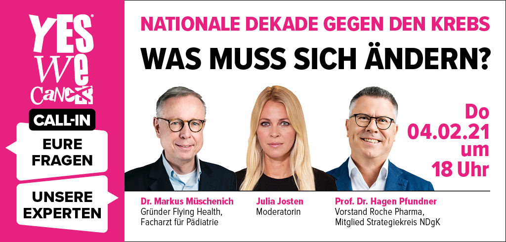 CALL-IN: Nationale Dekade gegen den Krebs – Was muss sich ändern?